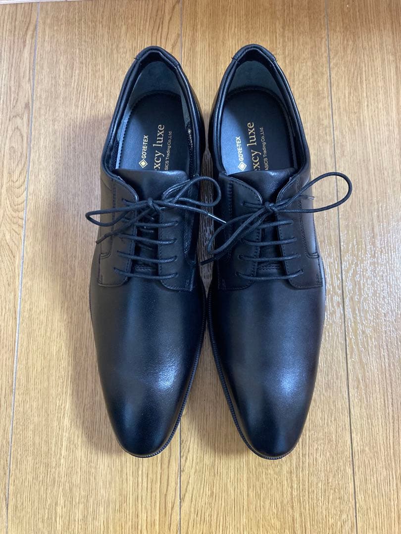 ※【新品】 texcy luxe asics ビジネスシューズ ゴアテックス