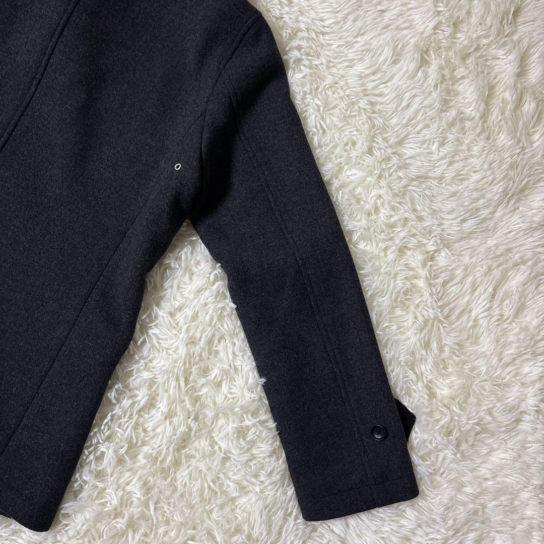 【美品】SHIPS SUPER140'S ウール メルトン キルティング M