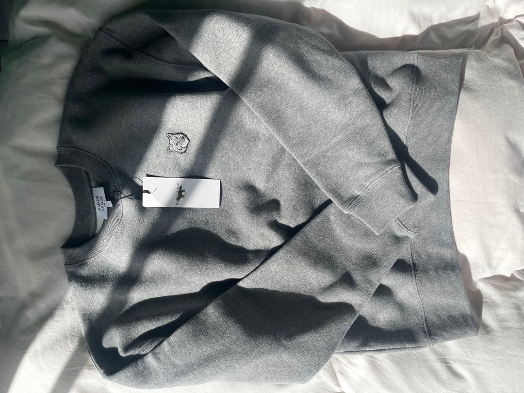 新品 MAISON KITSUNE メゾンキツネ スウェット グレーS