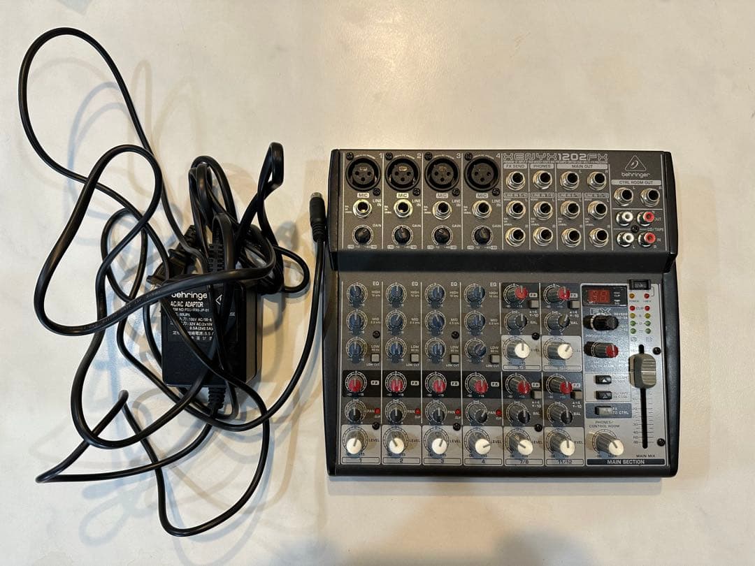 【配信機材一式】ベリンガー 1202FX XENYX＋マイクセット※オマケ付