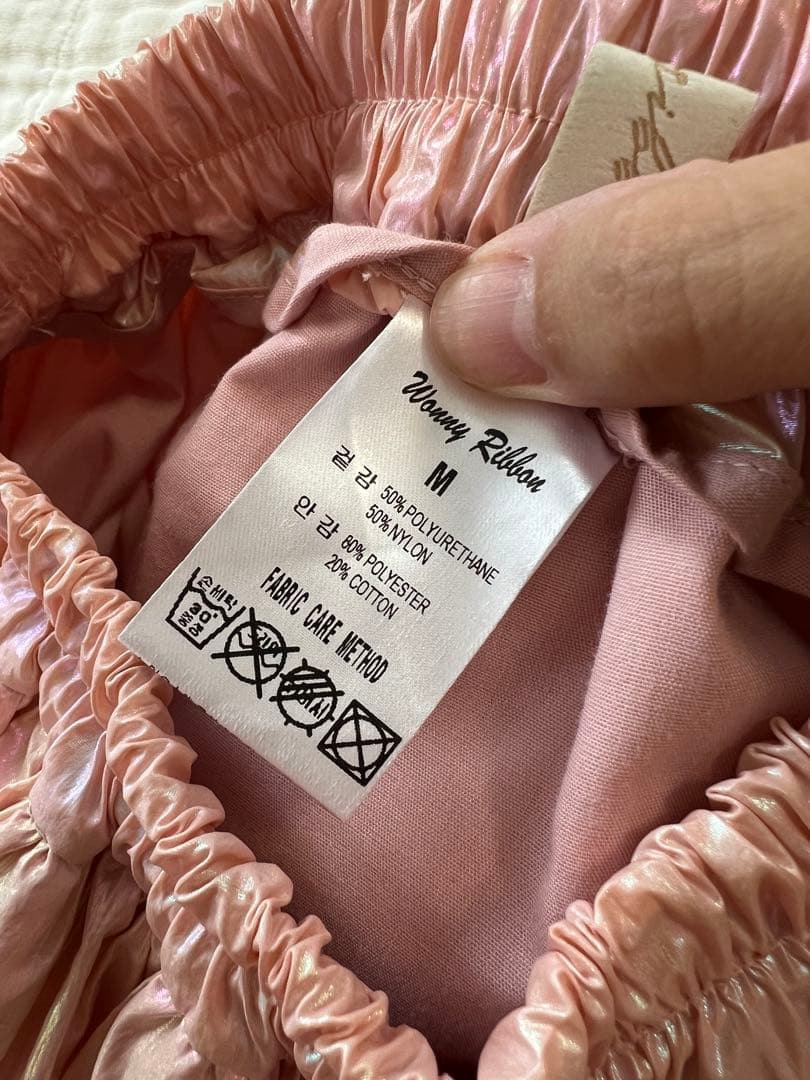 wonny ribbon オーロラスカート　ピンク