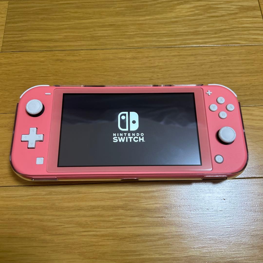 Nintendo Switch Lite本体(透明ケース・画面保護シート付)