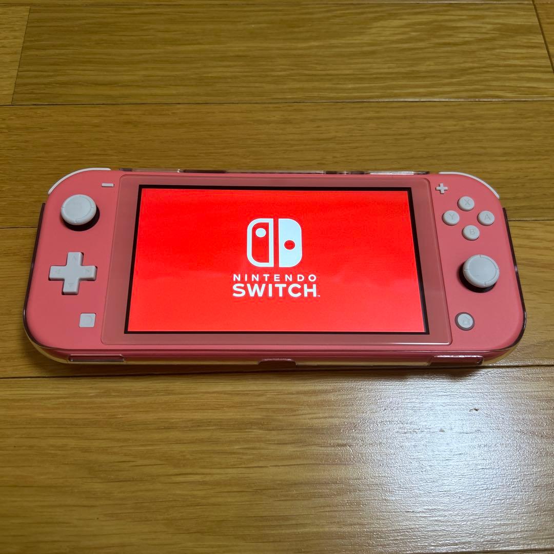 Nintendo Switch Lite本体(透明ケース・画面保護シート付)