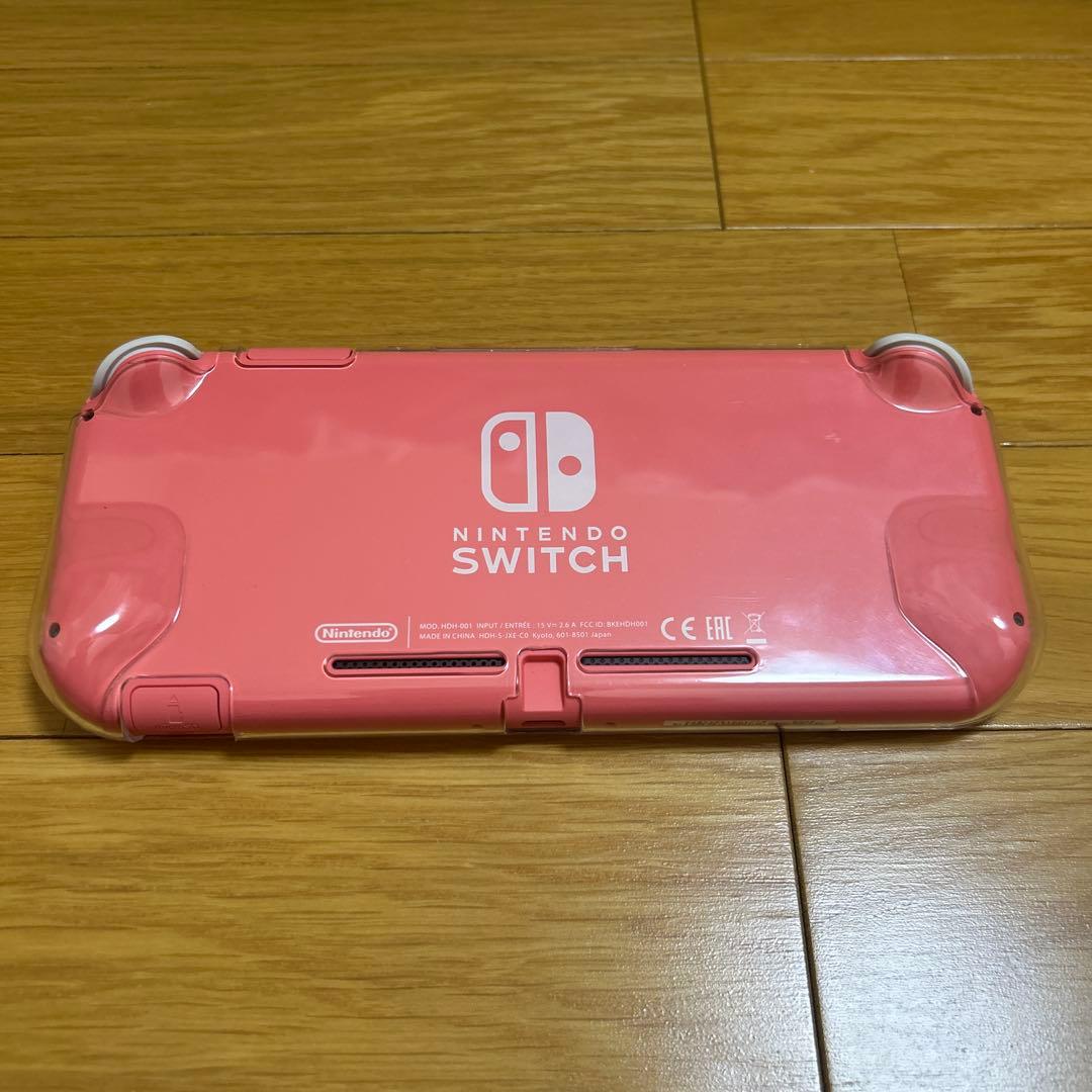 Nintendo Switch Lite本体(透明ケース・画面保護シート付)