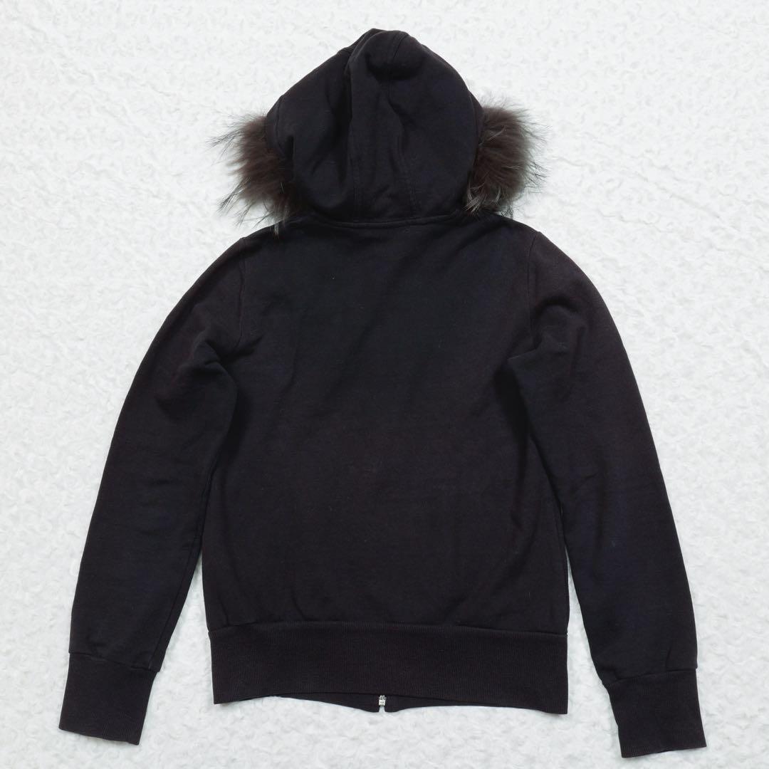 新品 当日発送バーバリーBURBERRY ブラックパーカー サイズ38