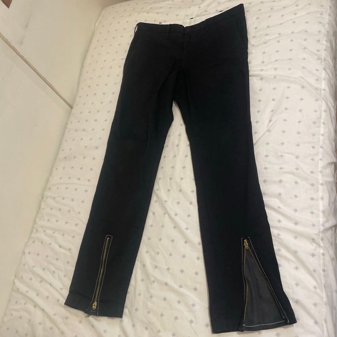 flexwitme フレアパンツ　ジップ付き