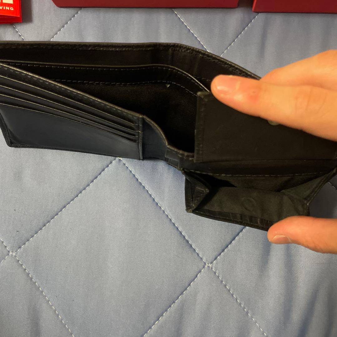 DIESEL ブラック 二つ折り財布 箱あり