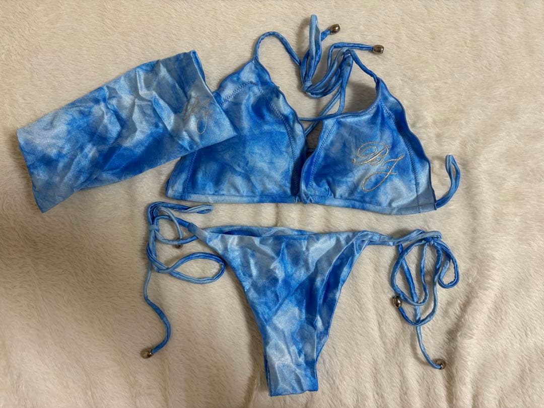 BESTBODYJAPAN【公式ビキニ】未使用マーブルブルー