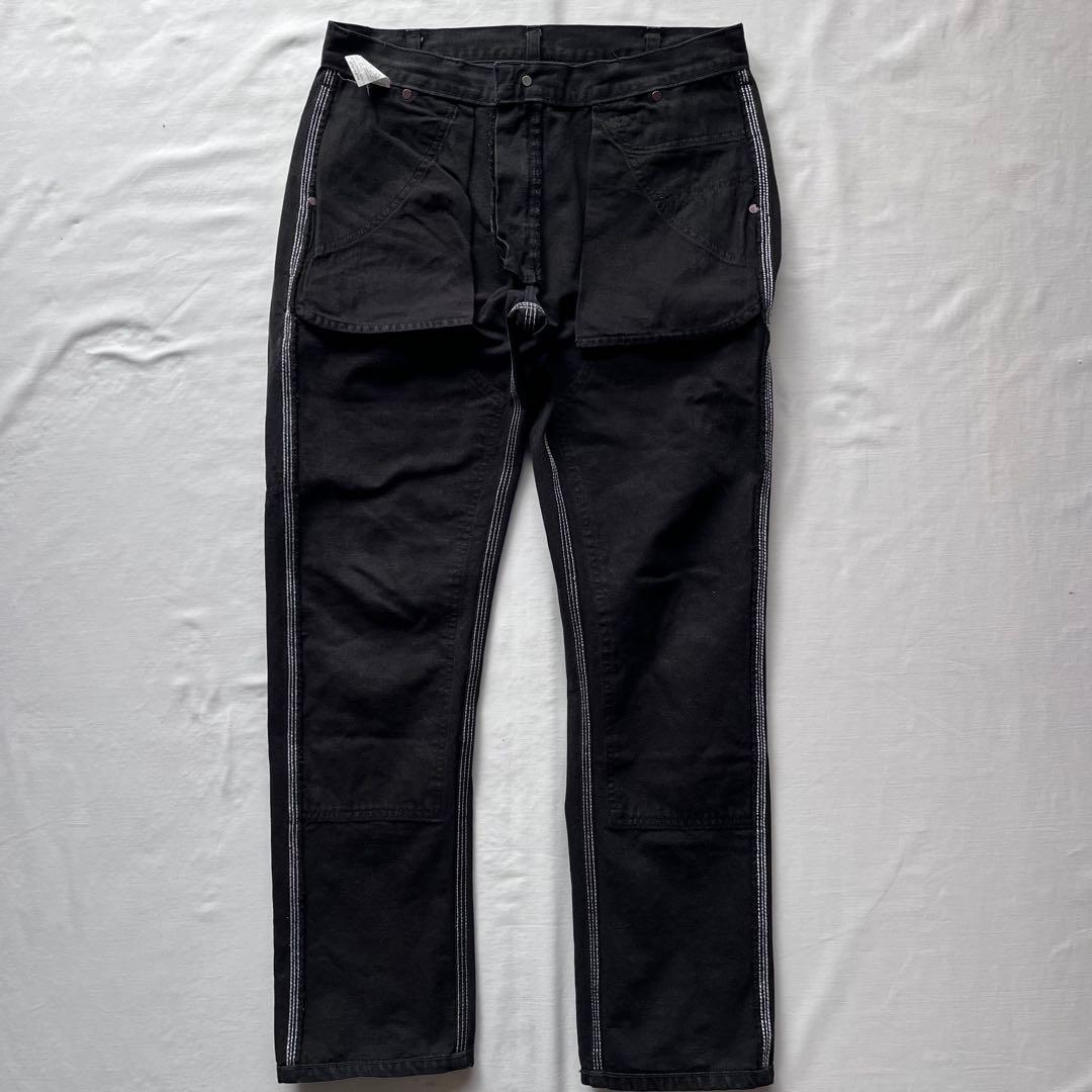 orslow オアスロウ　ダックパンツ ダブルニー サイズ3 ブラック　日本製