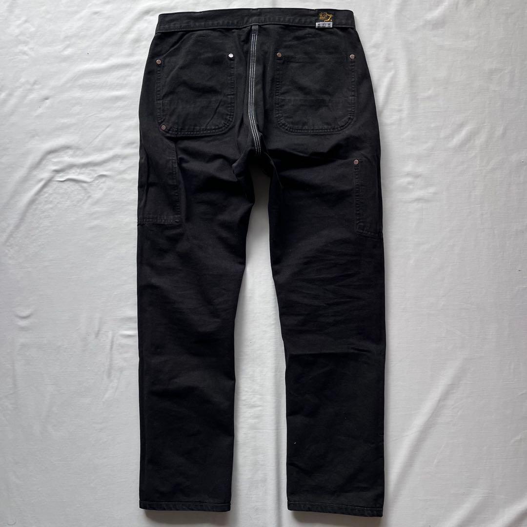 orslow オアスロウ　ダックパンツ ダブルニー サイズ3 ブラック　日本製