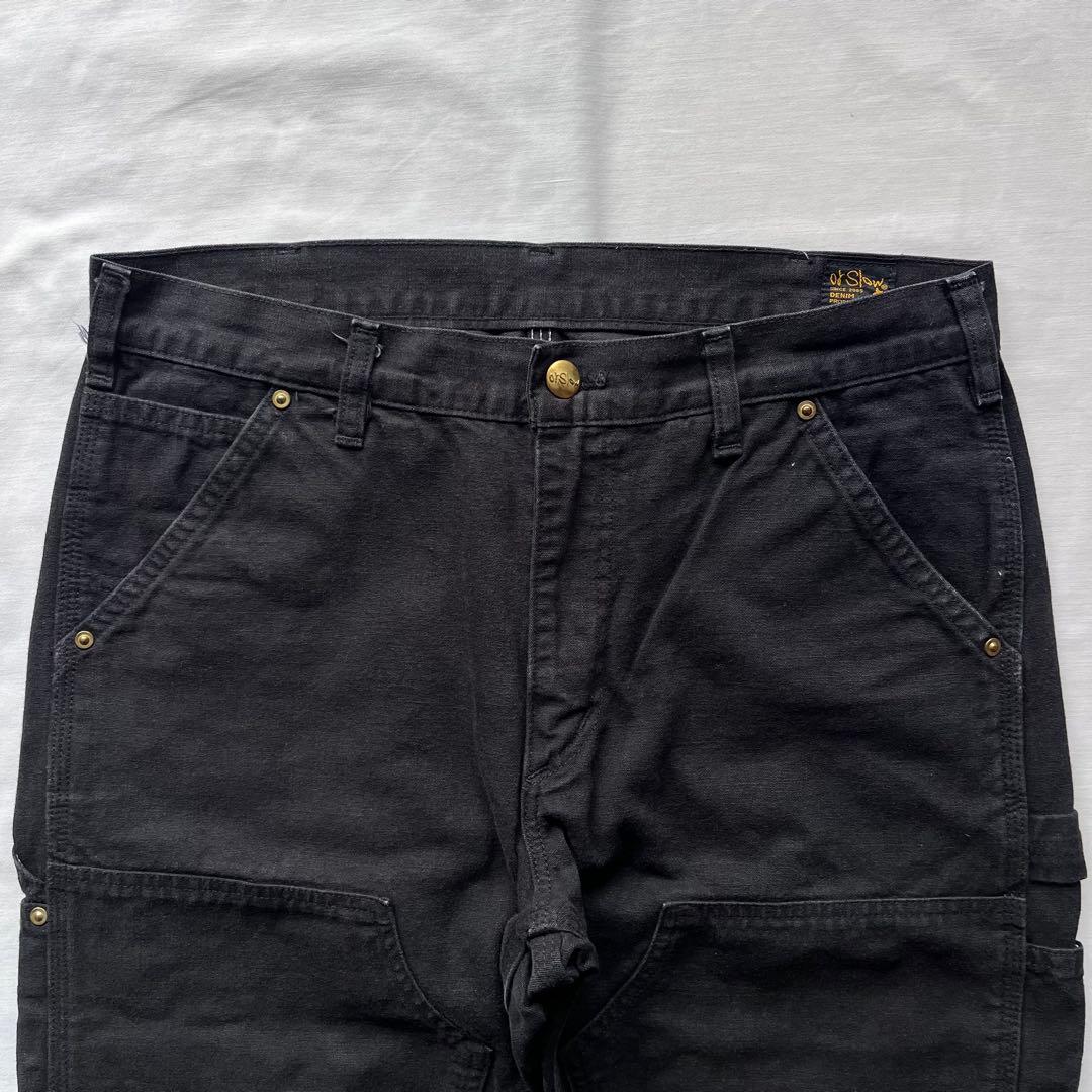 orslow オアスロウ　ダックパンツ ダブルニー サイズ3 ブラック　日本製