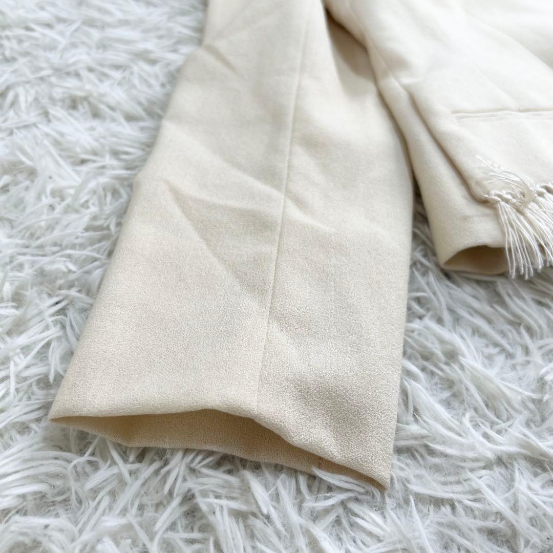 12742✨クリスチャンディオール ガリアーノ期 フリンジ テーラードジャケット