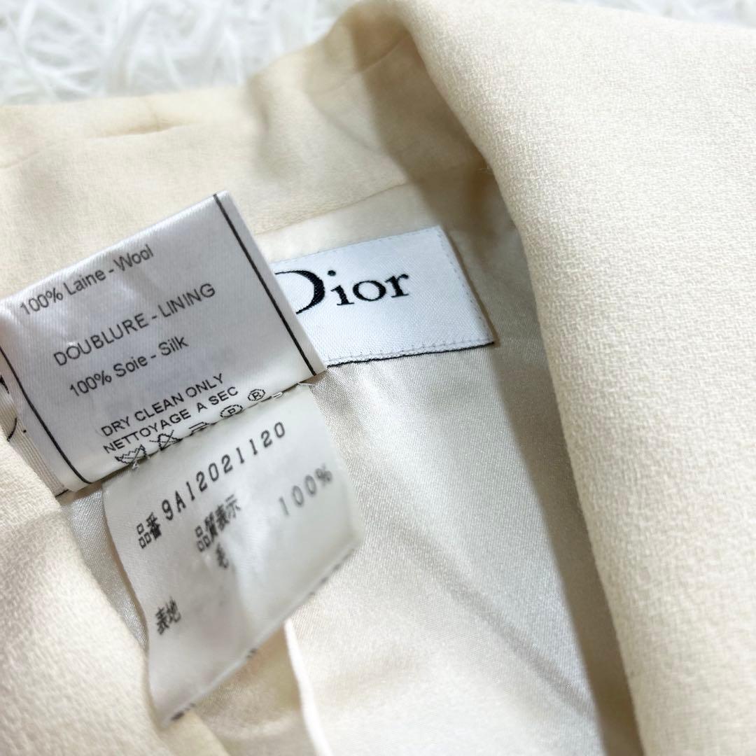 12742✨クリスチャンディオール ガリアーノ期 フリンジ テーラードジャケット