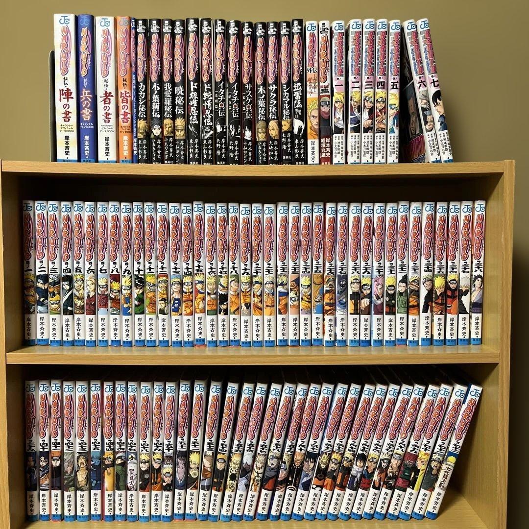NARUTO ナルト全72巻+ 関連本+ 小説BORUTO1〜7巻