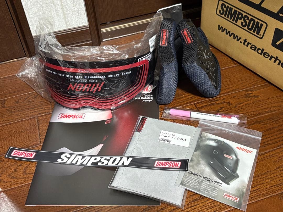 SIMPSON BANDIT Pro 62 XL美品