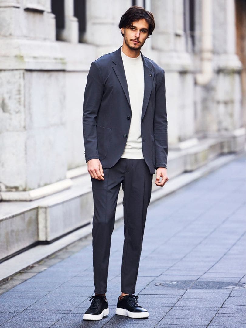 アウール　ナイロントリコットストレッチスーツ