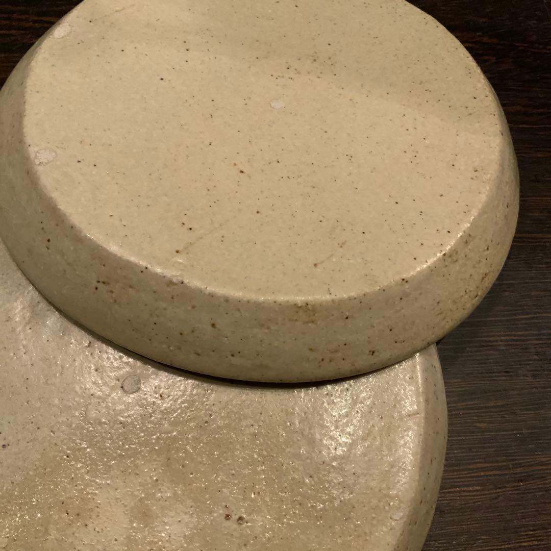 金成潤子 ドット模様 皿2枚セット