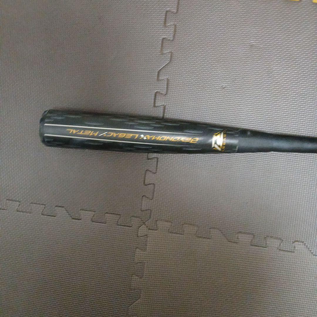 MIZUNOレガシーメタル 83 軟式バット ブラック/グリップ グリーン