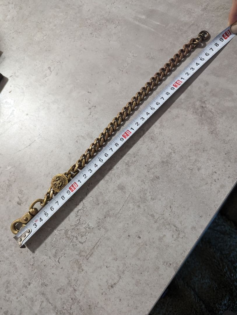 ☆CALEE☆キャリー　ウォレットチェーン　ブラス　真鍮　コンチョ　廃盤品