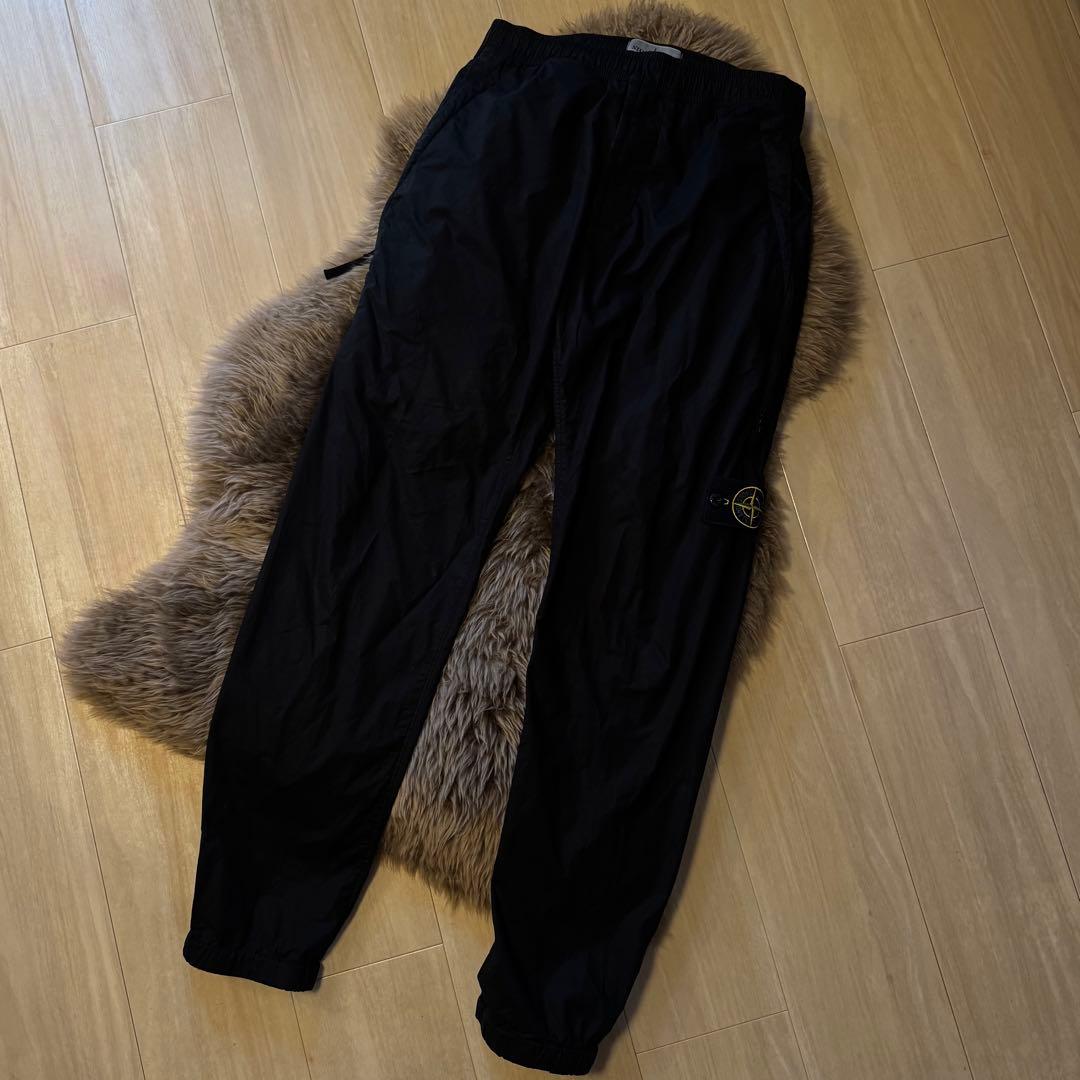 美品☆STONE  ブラック ストレートパンツW28