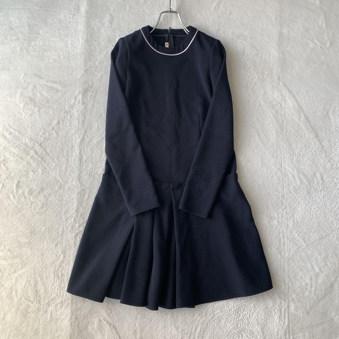 希少 イタリア製 MARNI マルニ 長袖 ワンピース フレア フォーマル
