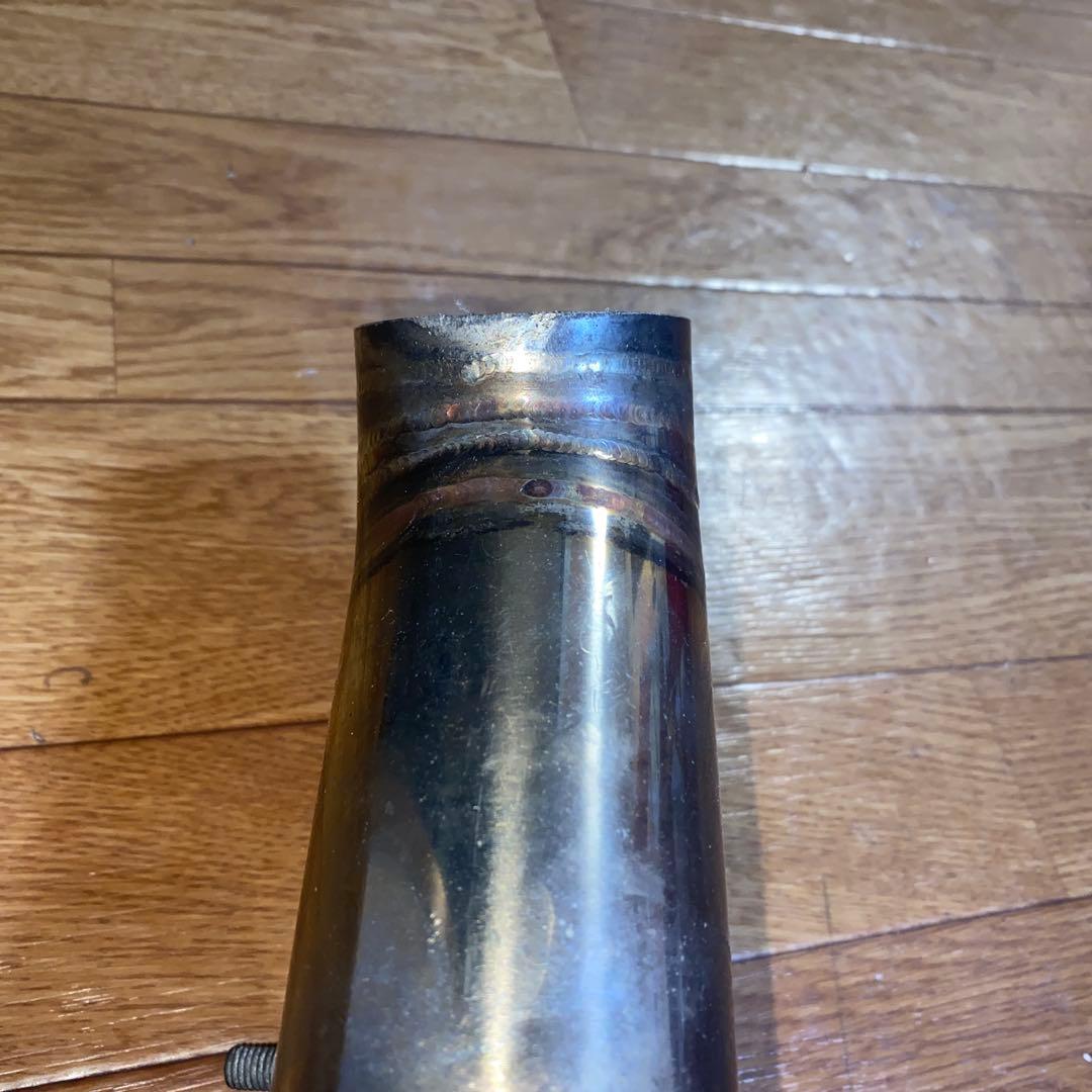 ワンオフマフラー　センター出しドルフィンテール　ダウンマフラー　L275 ミラ