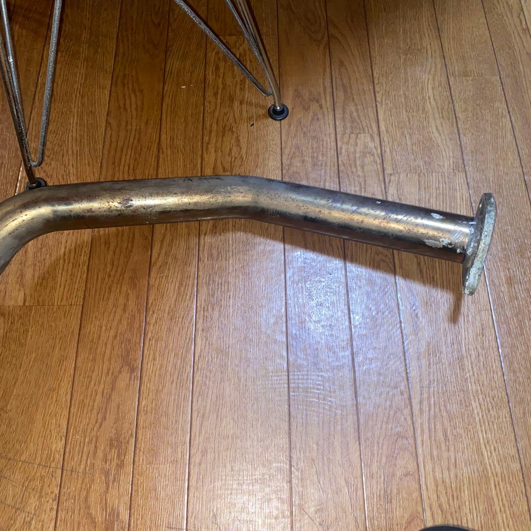 ワンオフマフラー　センター出しドルフィンテール　ダウンマフラー　L275 ミラ