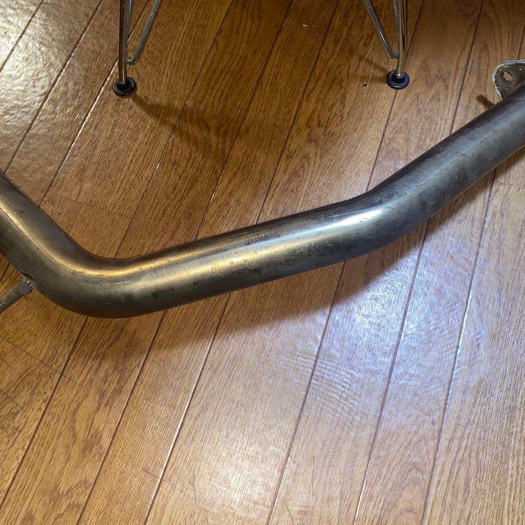 ワンオフマフラー　センター出しドルフィンテール　ダウンマフラー　L275 ミラ