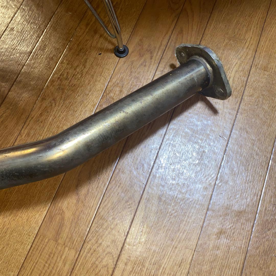 ワンオフマフラー　センター出しドルフィンテール　ダウンマフラー　L275 ミラ