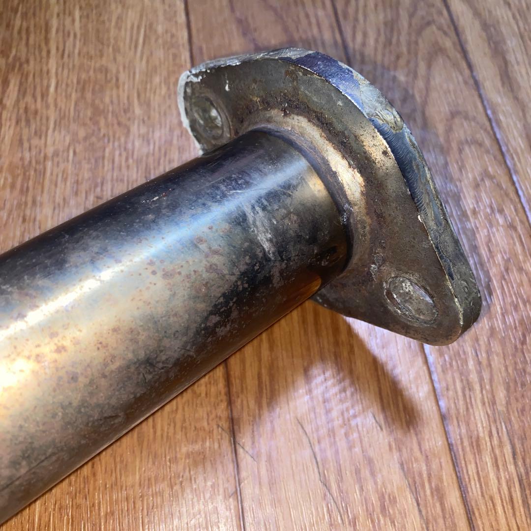 ワンオフマフラー　センター出しドルフィンテール　ダウンマフラー　L275 ミラ