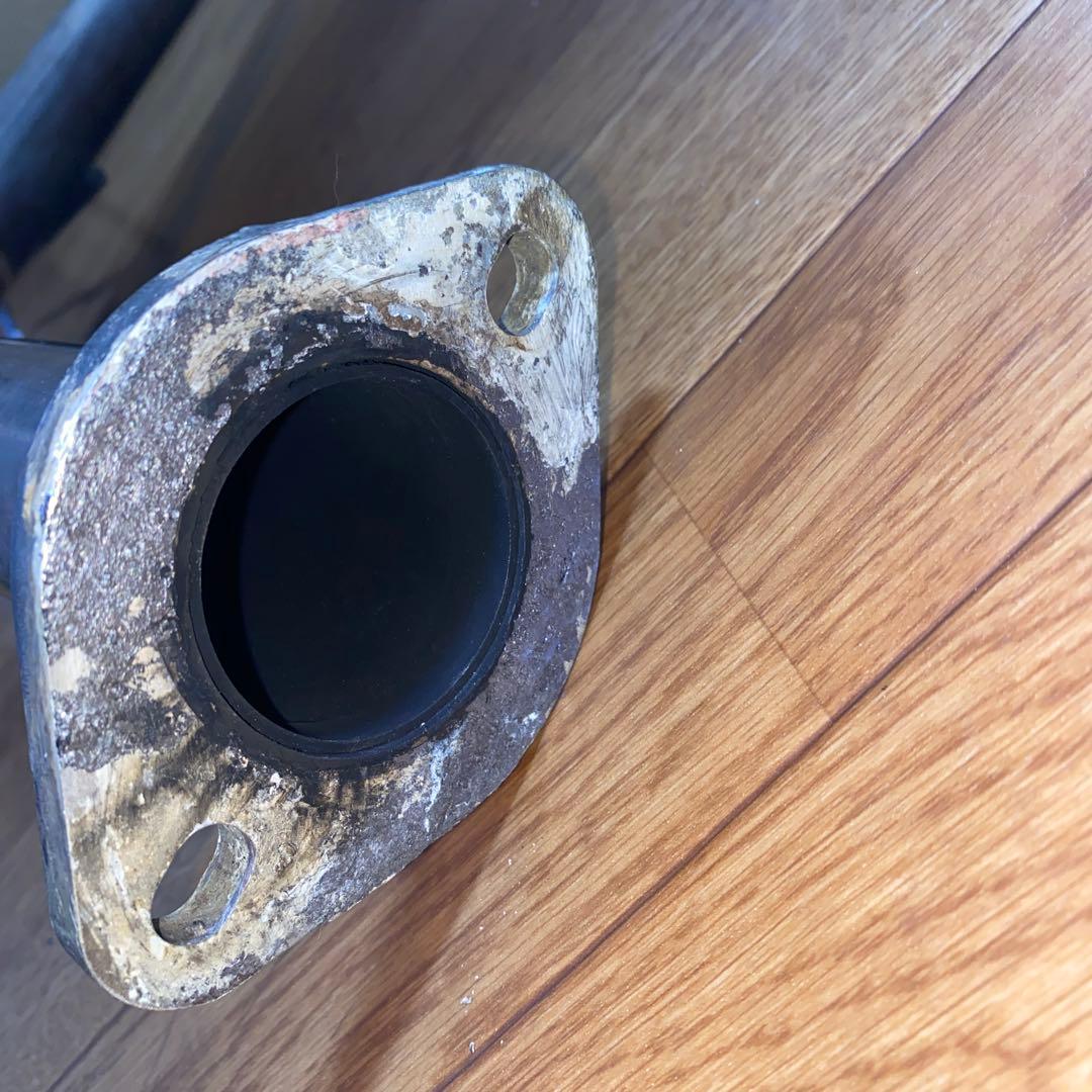 ワンオフマフラー　センター出しドルフィンテール　ダウンマフラー　L275 ミラ