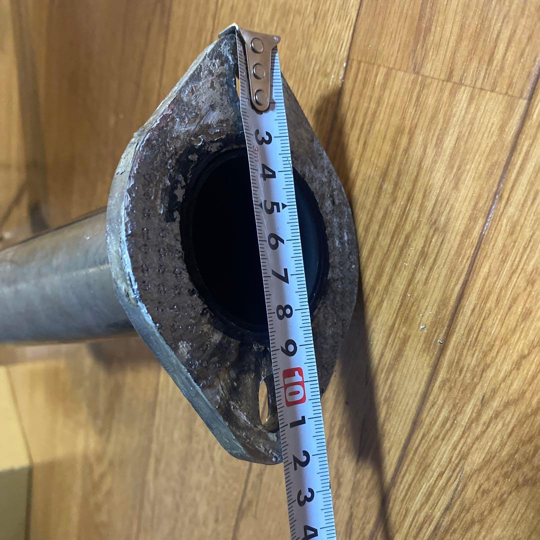 ワンオフマフラー　センター出しドルフィンテール　ダウンマフラー　L275 ミラ