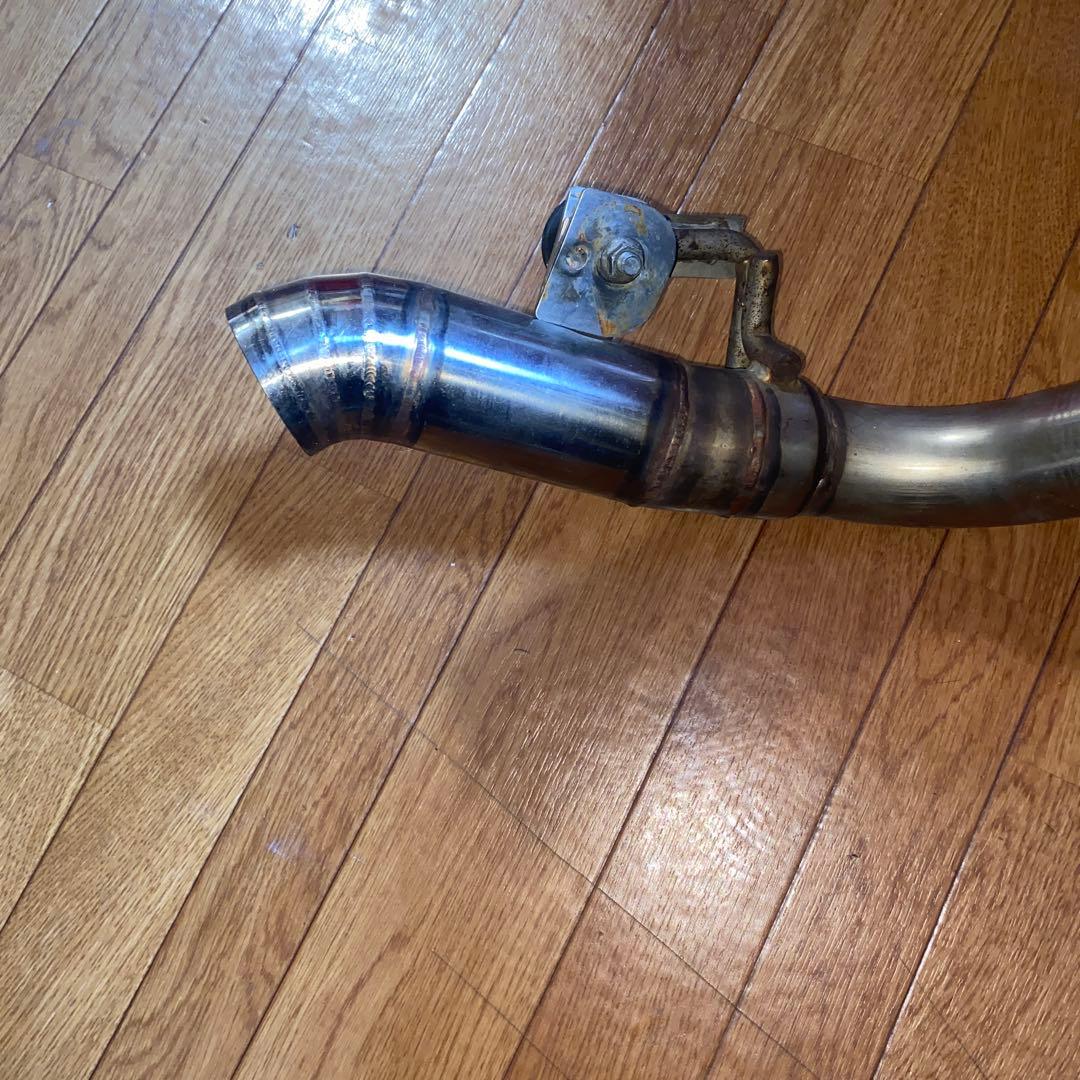 ワンオフマフラー　センター出しドルフィンテール　ダウンマフラー　L275 ミラ