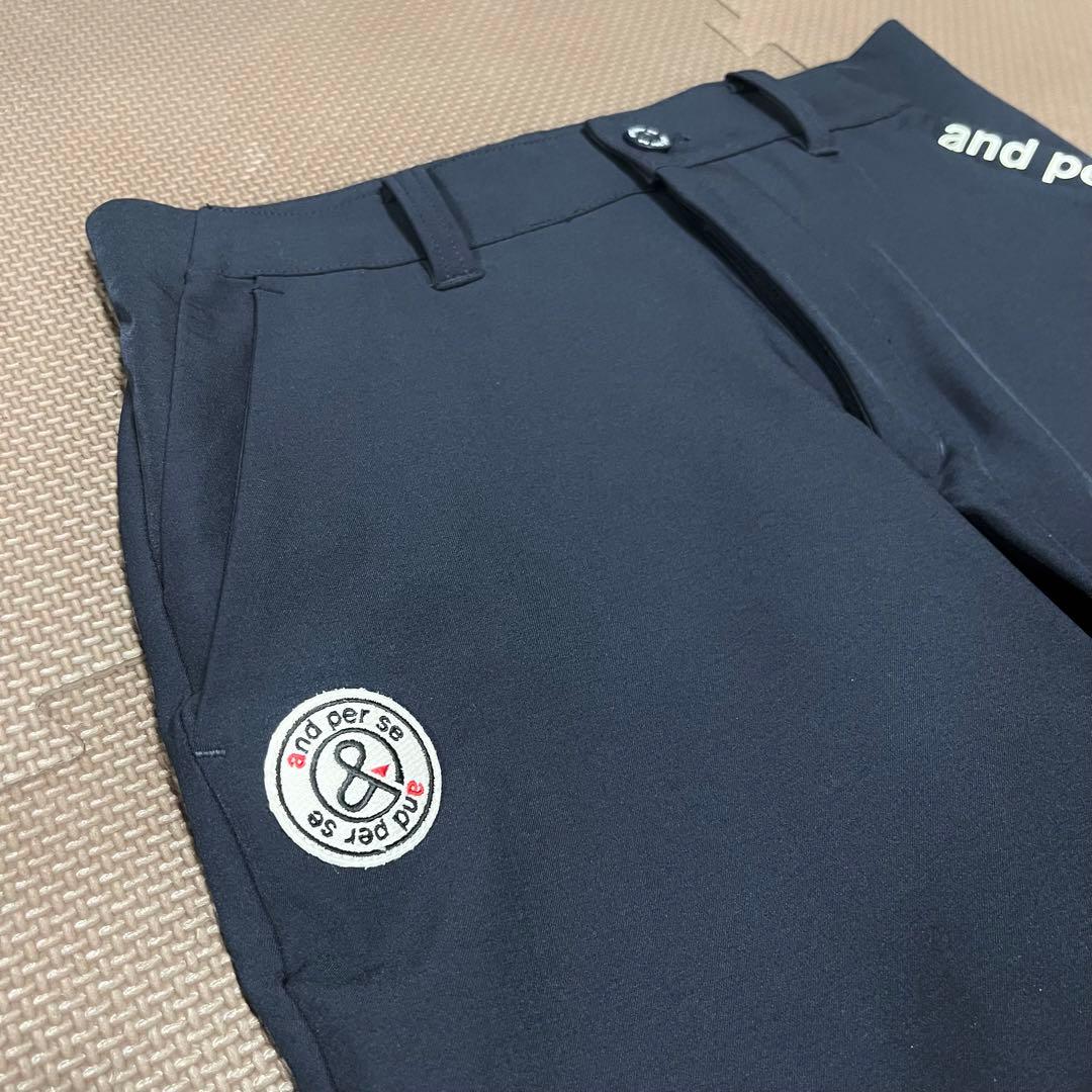 and per se アンパスィ　ストレッチ　テーパードパンツ　2025年モデル