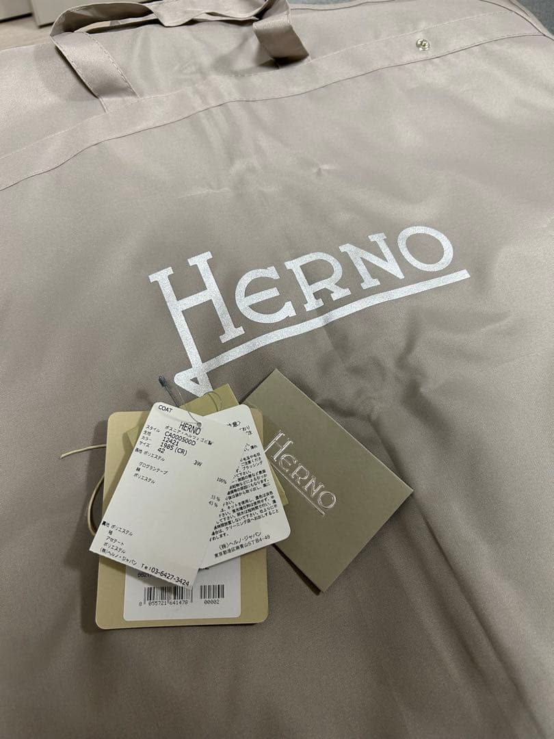2023 HERNO ヘルノ エコファー コート 42 L
