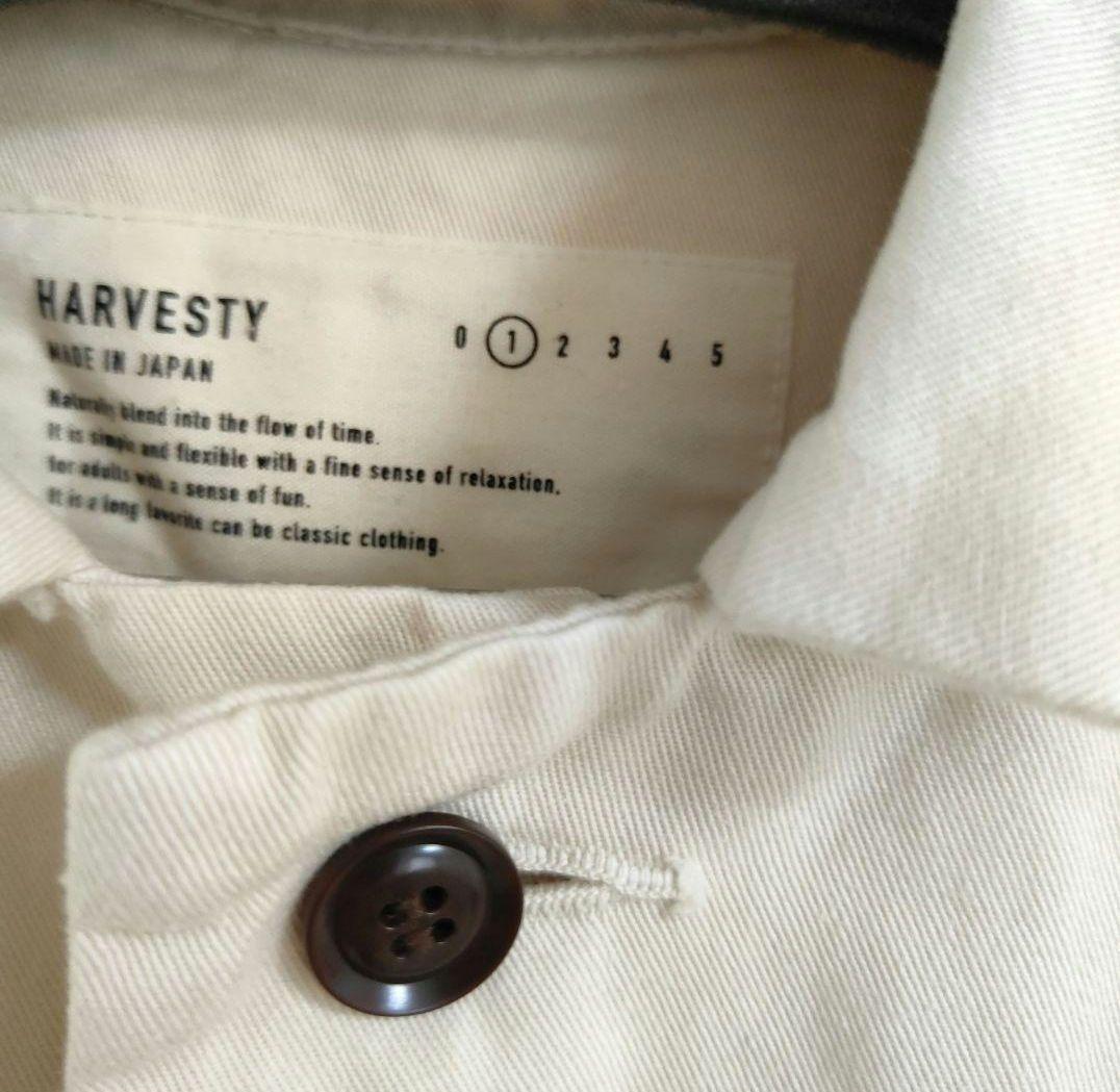 HARVESTY ハーベスティ チノクロスオーバーコート　サイズ1