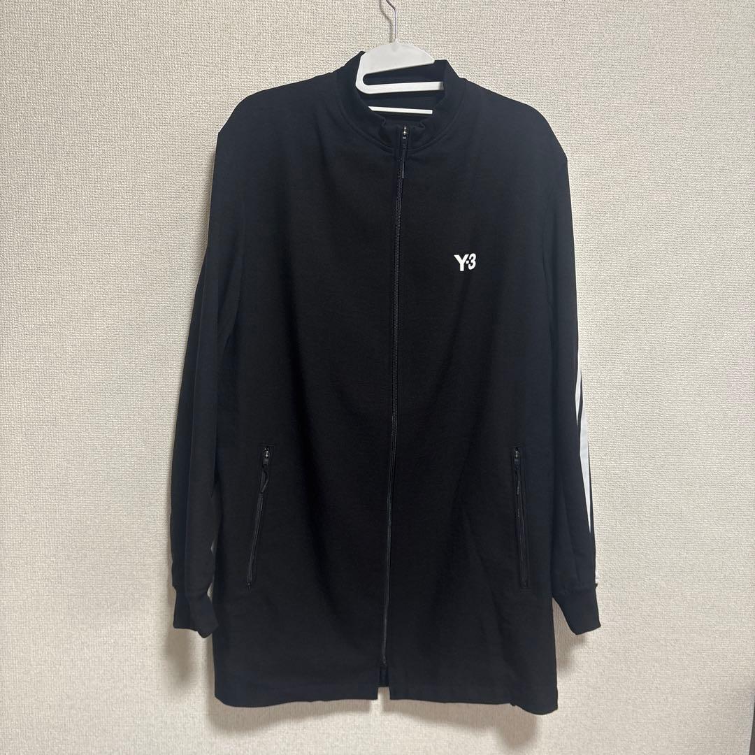 Y-3 ワイスリー ロング トラックジャケット ジャージ ブラック L相当