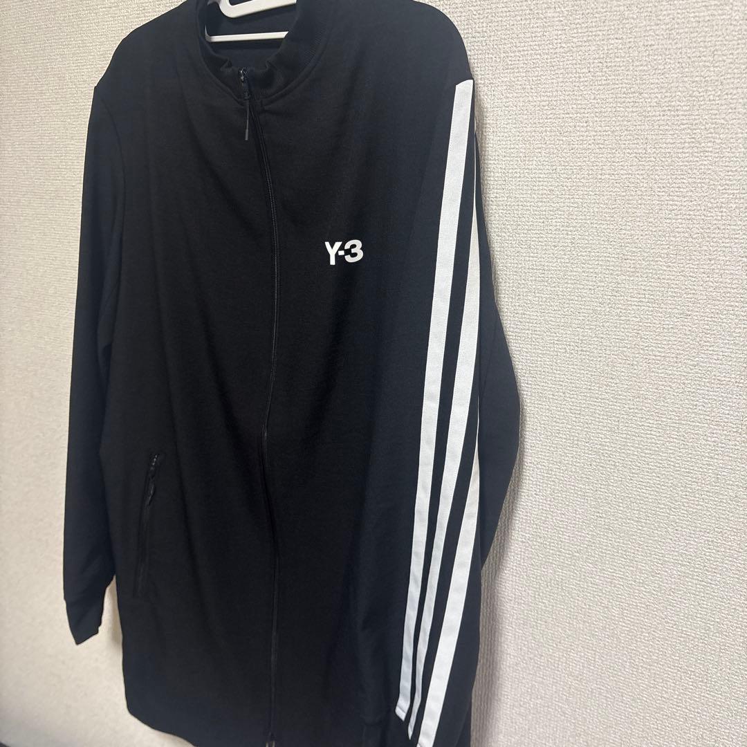 Y-3 ワイスリー ロング トラックジャケット ジャージ ブラック L相当