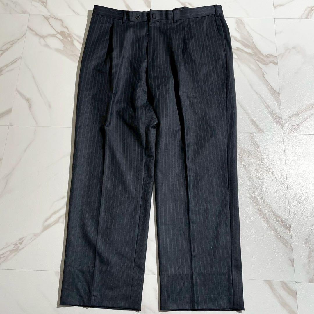 スーツ ゼニア生地 セットアップ イタリア製　高級感 XL相当　メンズ　ビジネス