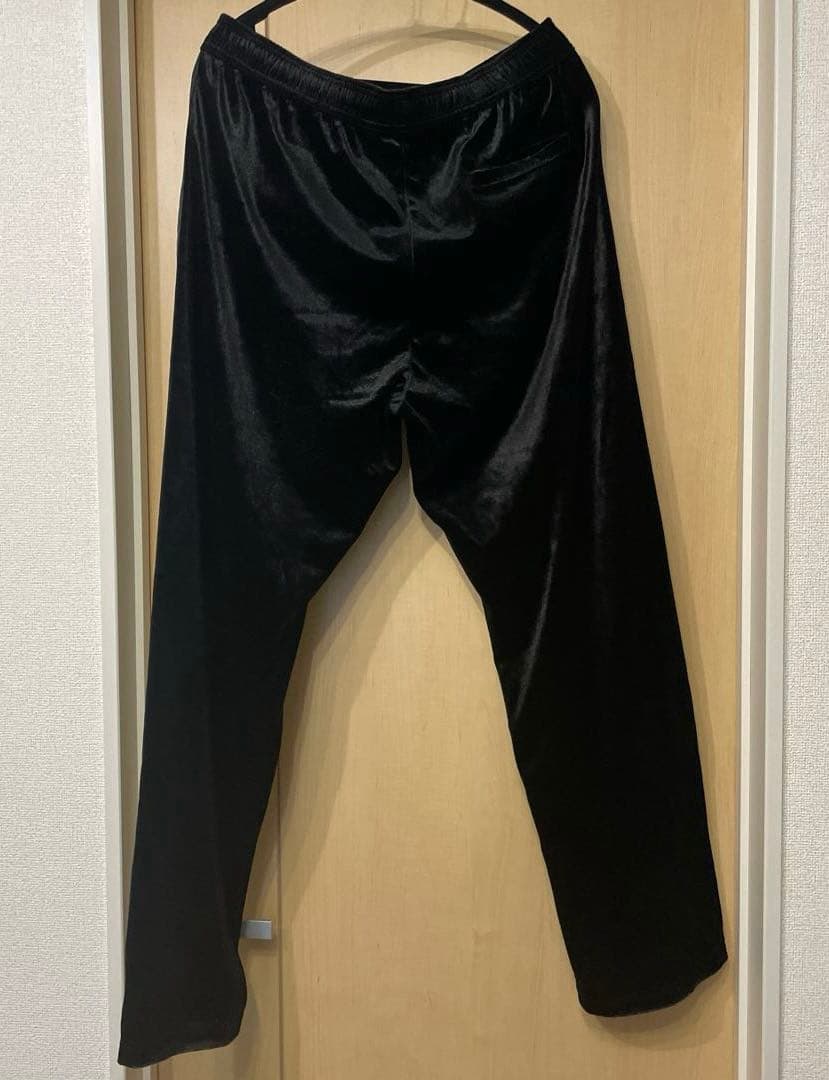 アディダス adidas ベロア セットアップ 上下 黒 ジップパーカー