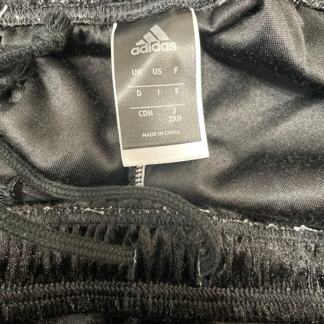 アディダス adidas ベロア セットアップ 上下 黒 ジップパーカー