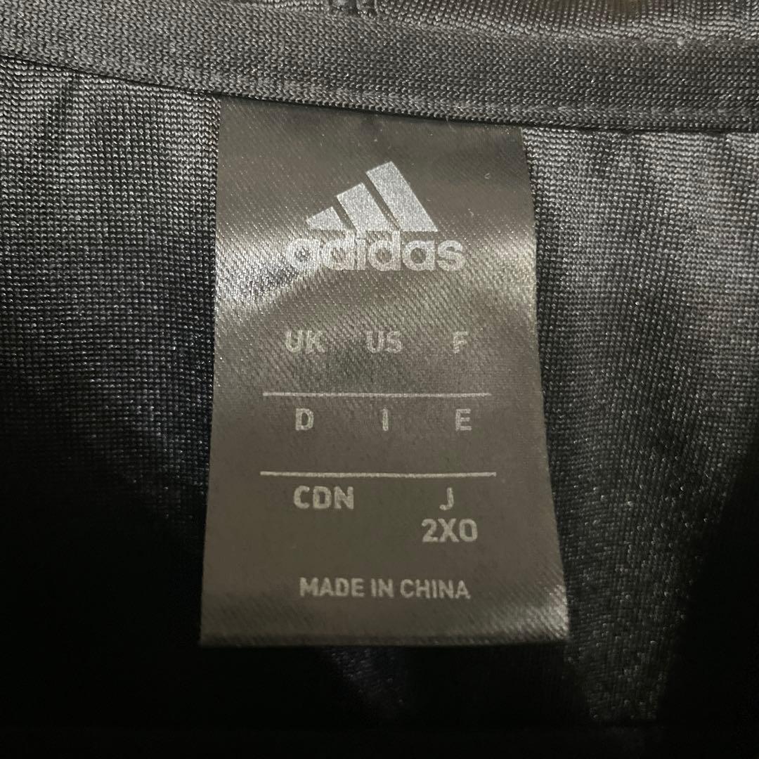 アディダス adidas ベロア セットアップ 上下 黒 ジップパーカー