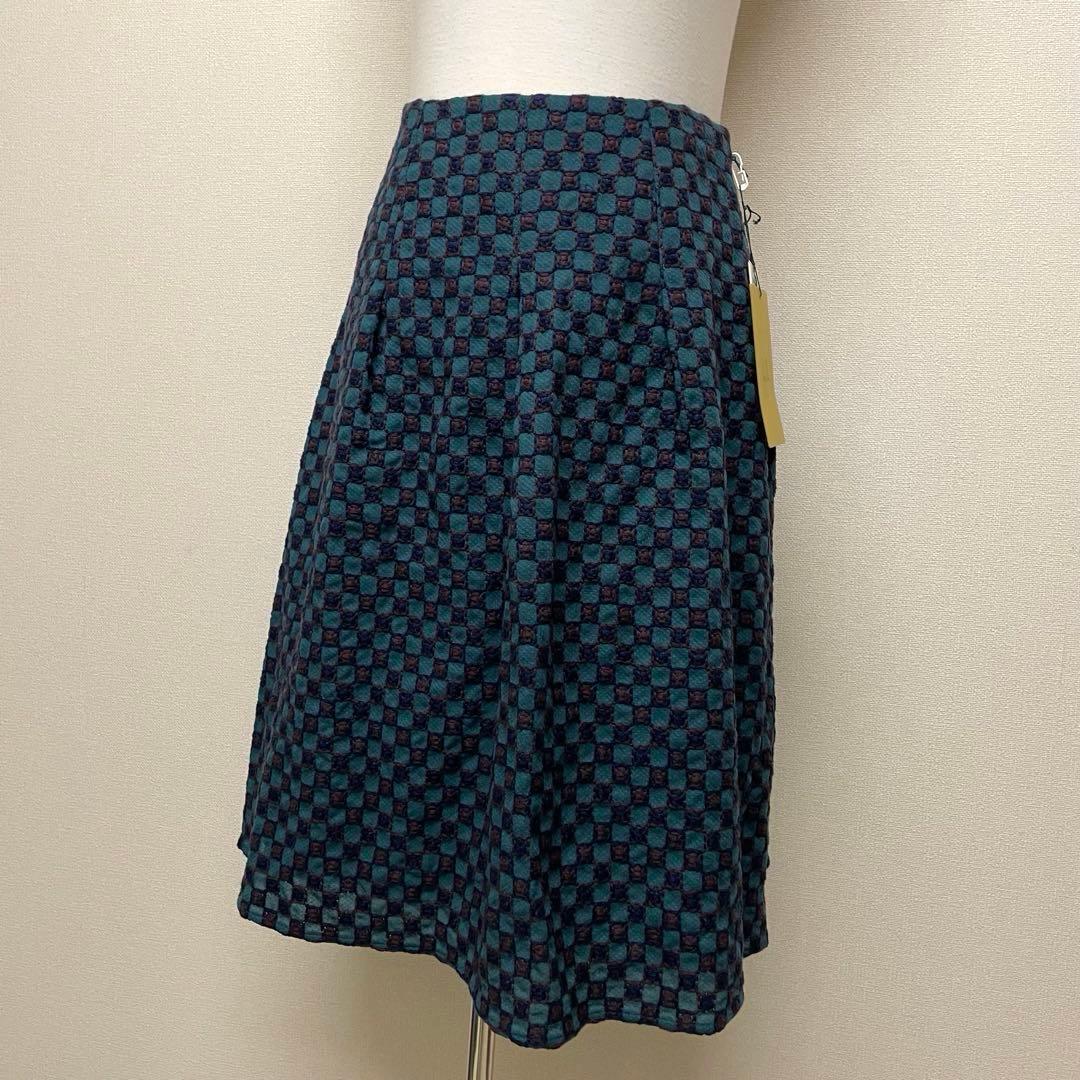 【新品タグ付き】Sybilla ジャガード織高級感エレガントフレアスカート
