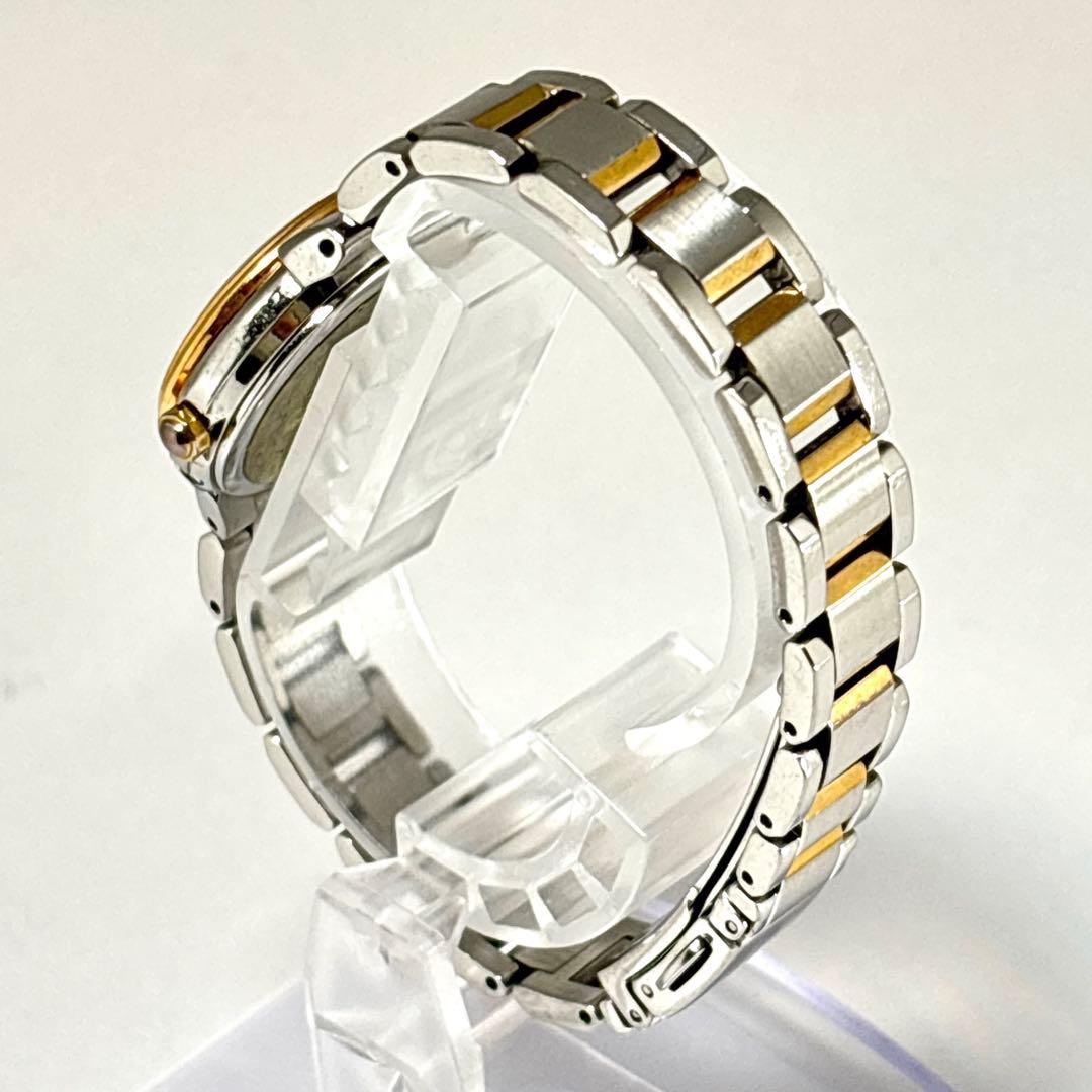 稼働 CITIZEN XC レディース腕時計 デイト コンビ ピンク文字盤