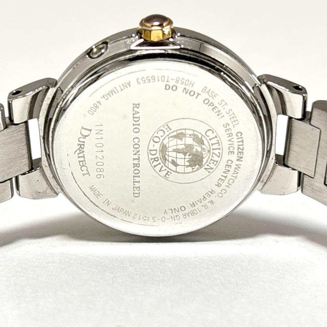 稼働 CITIZEN XC レディース腕時計 デイト コンビ ピンク文字盤