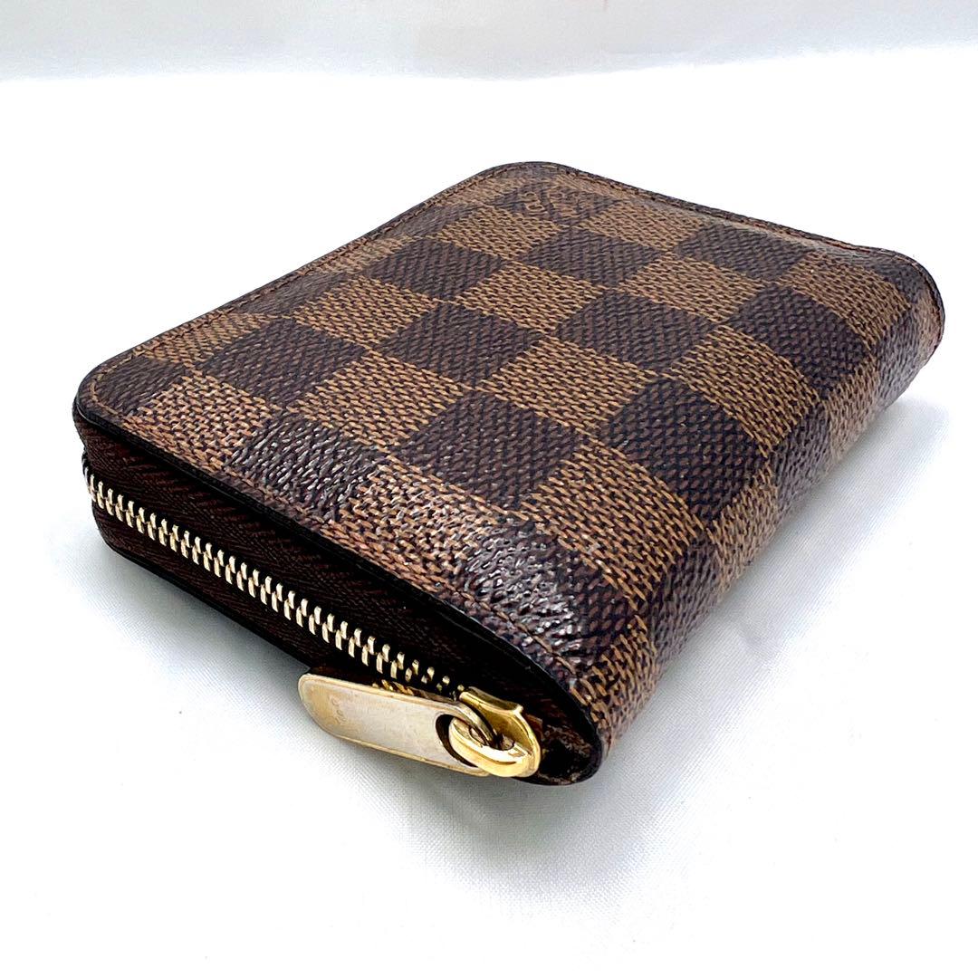 ルイヴィトン ダミエ ジッピーパース N63070 ラウンドジップ