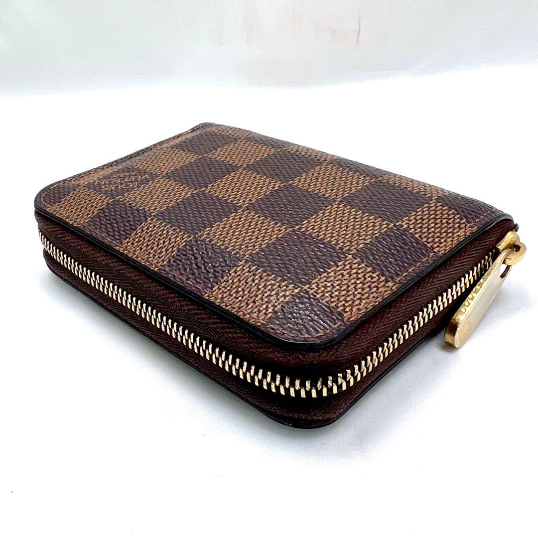 ルイヴィトン ダミエ ジッピーパース N63070 ラウンドジップ