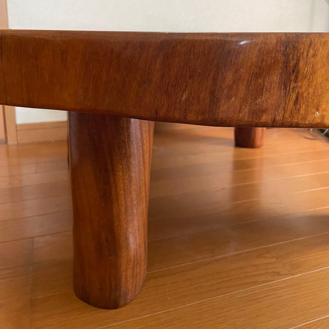 【ラケット倶楽部】一枚板　天然木材　ローテーブル