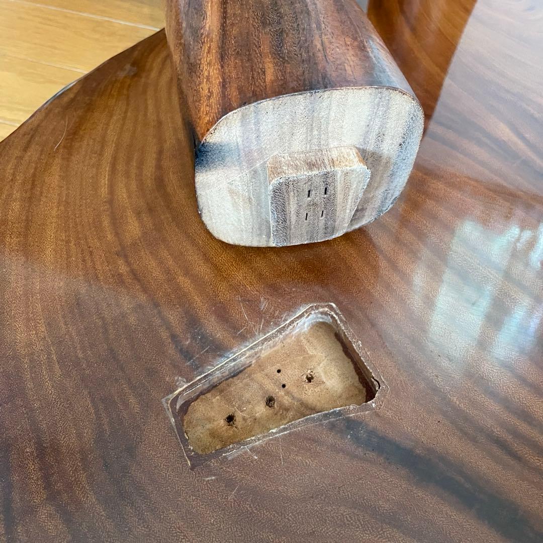 【ラケット倶楽部】一枚板　天然木材　ローテーブル