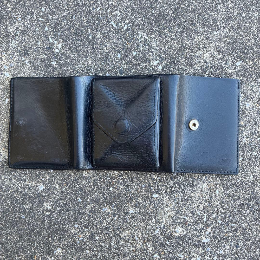 Hender scheme trifold wallet 三つ折り財布 黒